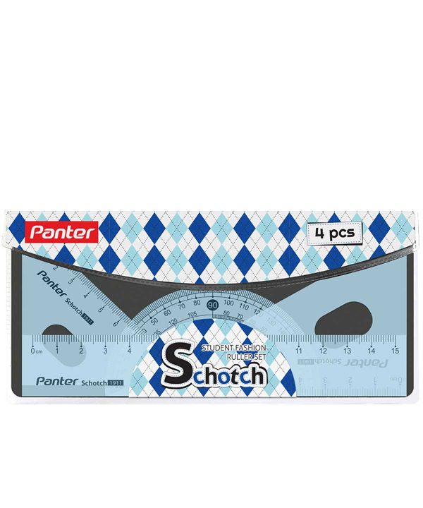 ست خط کش رنگی scotch پنتر panter مدل rs 1911.jpgر