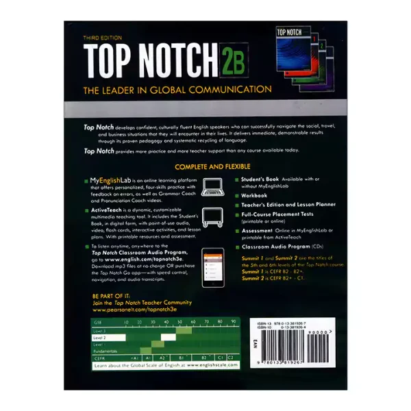 کتاب زبان Top Notch 2B 2