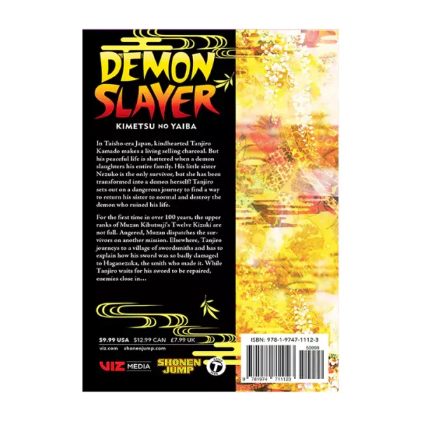 مجموعه مانگا زبان اصلی سری demon slayer 12