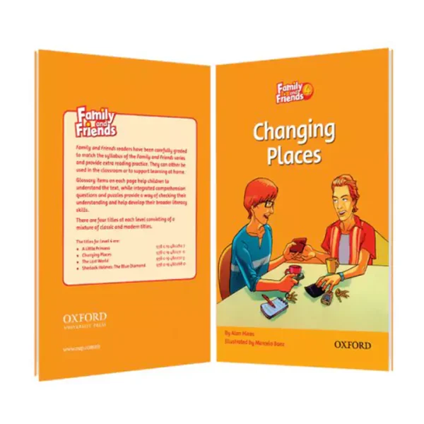 کتاب 4 Family And Friends Changing Places