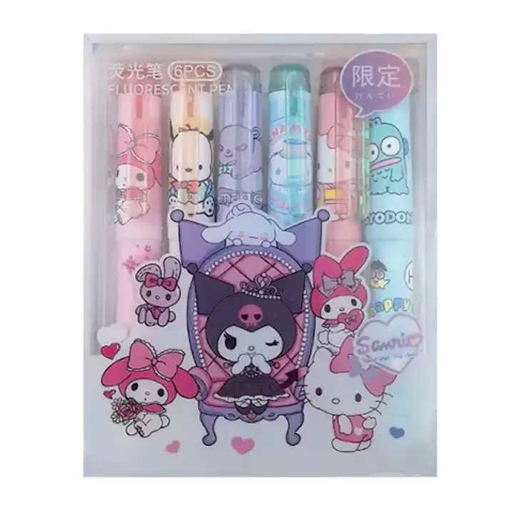 ماژیک علامت زن 6 رنگ طرح کرومی