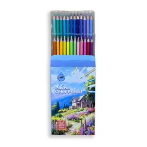 مداد رنگی 24 رنگ پاستلی rain