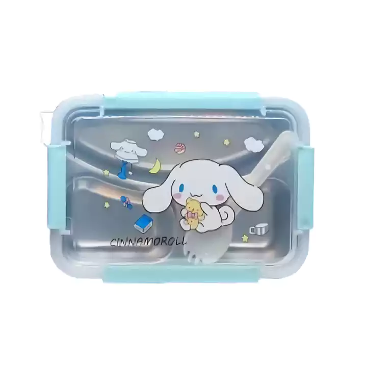 ظرف غذا استیل دو خانه کرومی