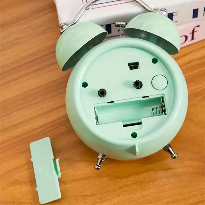 ساعت دو زنگه گرد پاستلی