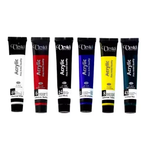 رنگ اکریلیک 6 عددی 21 میل وستا