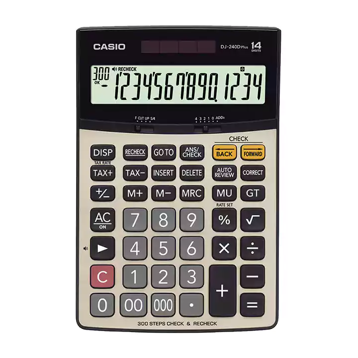 ماشین حساب کاسیو مدل DJ-240D