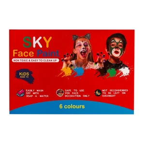 رنگ گریم صورت اسکای (Sky) بسته ۶ عددی