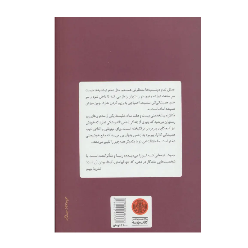 کتاب دوشنبههایی که تو را میدیدم