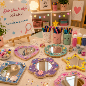 ورودی کارگاه تابستان خلاق (ساخت آینه)